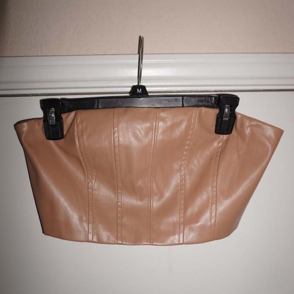 SHEIN Tan Crop Top